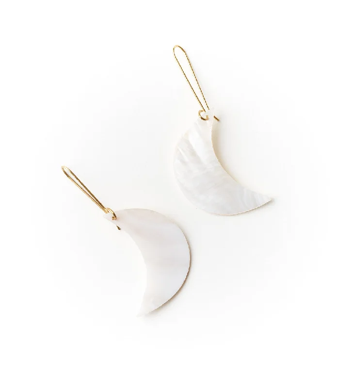 Make Every Moment Shine – Jewelry Discounts Available Rajani Earrings - Pearl Crescent