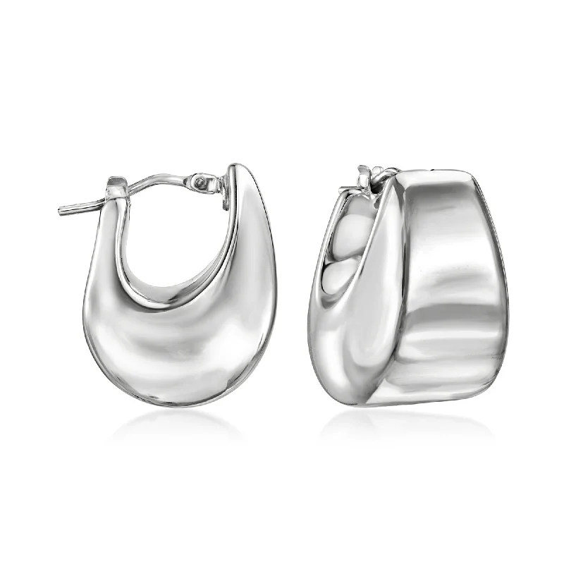 Flash Jewelry Sale – Get Stunning Pieces At Low Prices Ross-Simons Italian Sterling Silver Graduated Hoop Earrings