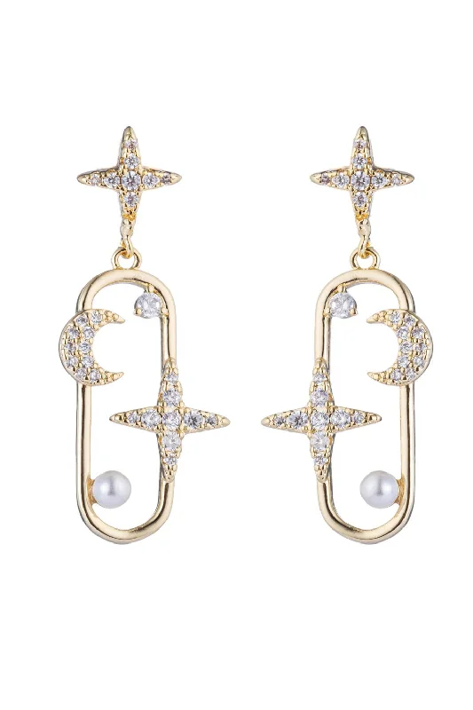 Timeless Jewelry Styles At Wallet-Friendly Prices Star & Moon Earrings