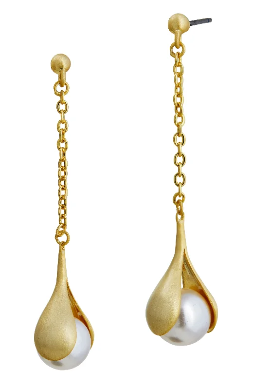 Elegant Jewelry, Affordable Luxury – Shop Now Vermeil Faux Pearl Drop