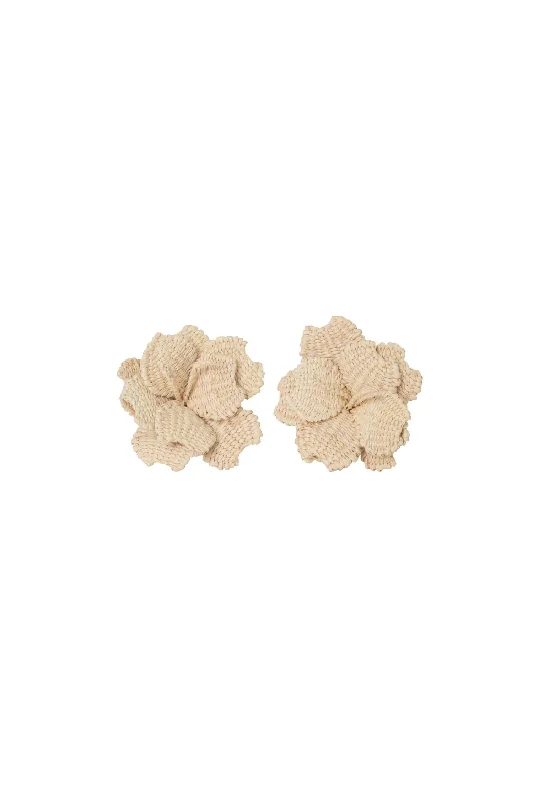 Unmissable Deals On Handmade Jewelry Collections Women's Bougainvillea Earrings In Ivory