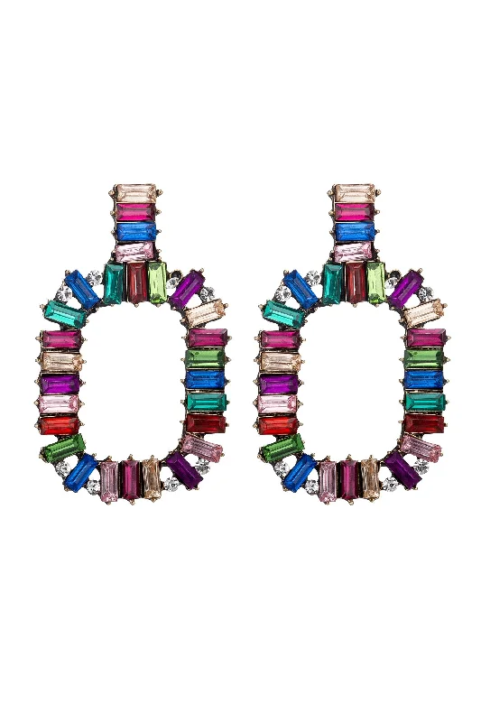 Premium Jewelry Now Available At Special Discounts Zahara Rainbow Multicolor Statement Earrings