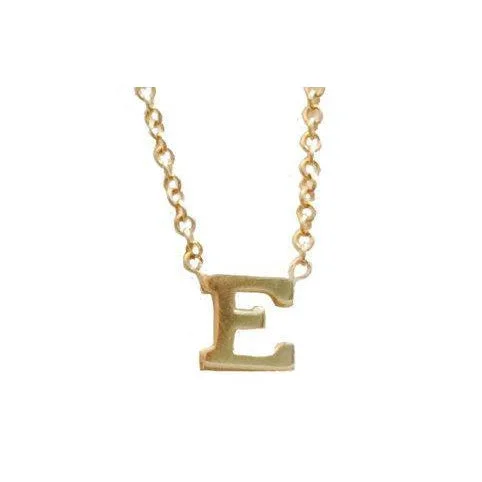 Get The Best Deals On Timeless Jewelry Pieces 14K Gold Small Initial Letter Necklace