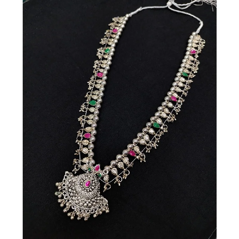 Trending Jewelry Styles Now At Limited-Time Discounts Akruti Collection Oxidised Plated Long Necklace Set