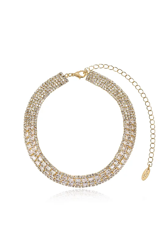 Elegant Jewelry, Exclusive Prices – Shop Now Glitz and Glam Crystal Choker