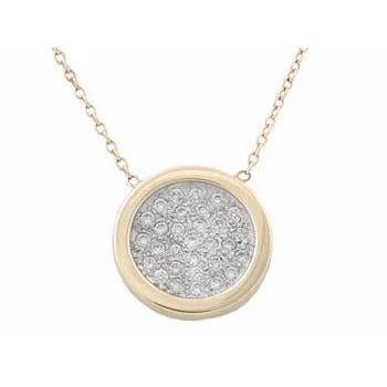 Shop High-Quality Jewelry At Jaw-Dropping Discounts Pave Circle Necklace