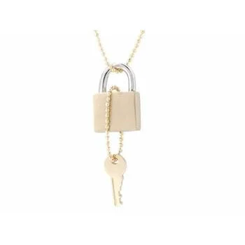 Celebrate Every Occasion With Sparkling Savings Lock and Key Necklace