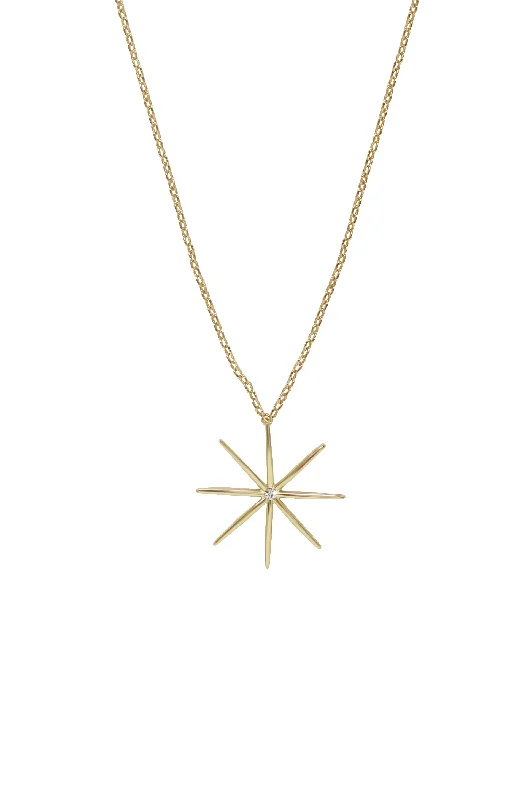 Luxury Jewelry At Unbeatable Discounts Golden Crystal Star Pendant Necklace