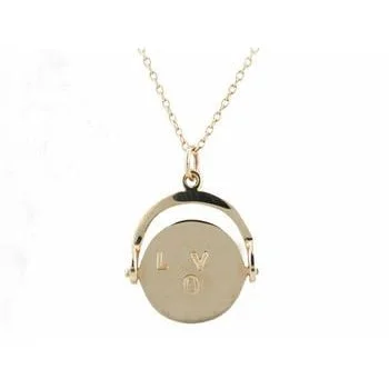 The Ultimate Jewelry Sale – Exclusive Styles At Great Prices 'I Love You' Gold Spinner Necklace