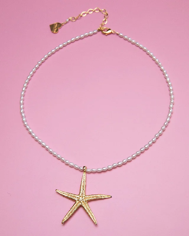 Shine Bright With Our Special Jewelry Promotions Pearl Starfish Necklace