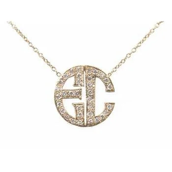 Limited-Stock Jewelry Sale – Shop Before It's Gone Pave Deco Initial Necklace