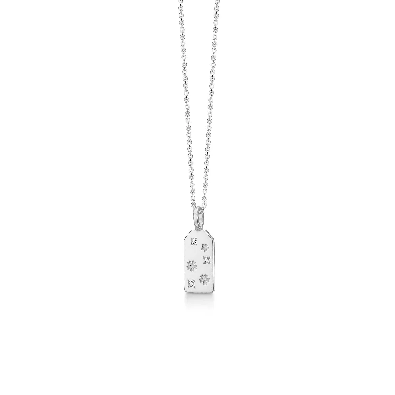 Holiday Jewelry Sale – Perfect Gifts At The Best Prices Omamori Flower Silver Necklace w. Zirconia