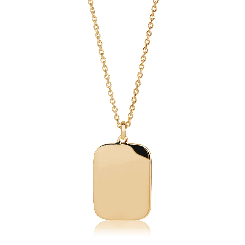 Luxury Jewelry At Budget-Friendly Prices – Grab Yours Now Follina Pianura Quadrato Gold Plated Necklace