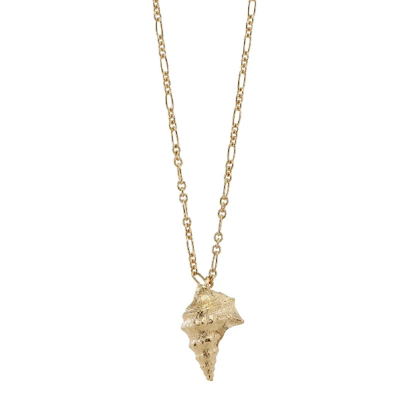 Sparkle In Style With Our Best Jewelry Deals Large Seashell Necklace Gold Plated