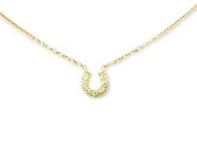 Best Jewelry Deals – Premium Quality At Exclusive Discounts Small Pave Diamond Horseshoe Necklace