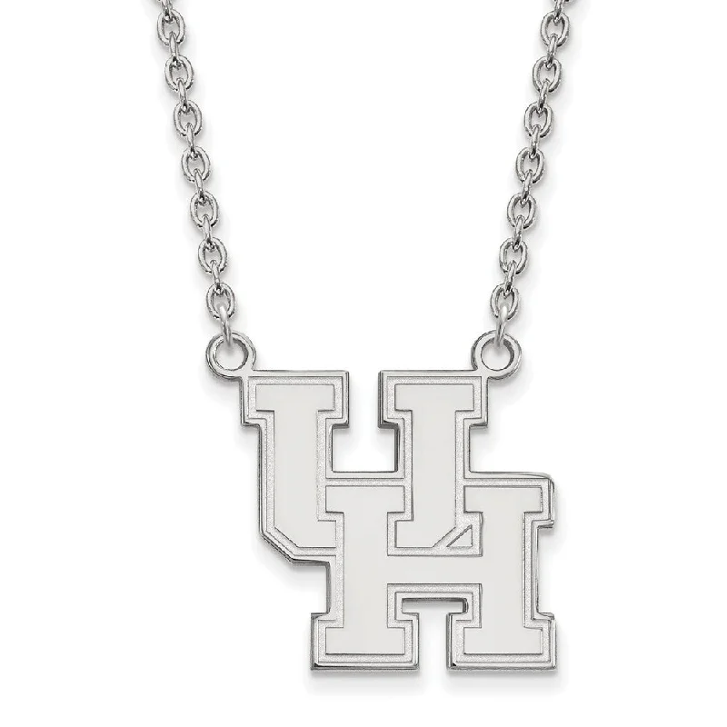 Grab Your Favorite Jewelry At The Lowest Prices Sterling Silver U of Houston Large Pendant Necklace