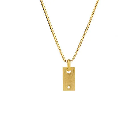 Limited-Stock Jewelry Sale – Shop Before It's Gone Mini Signet Gold Plated Necklace