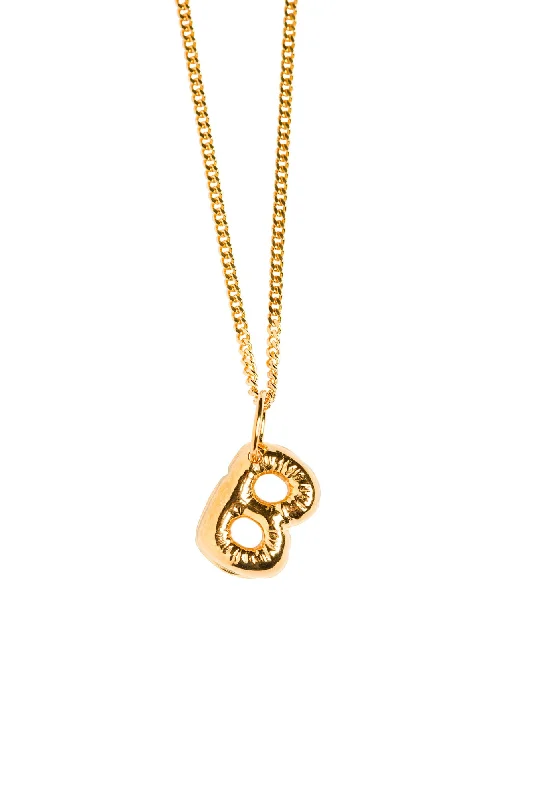 Unmissable Jewelry Clearance – Final Reductions Letter B Gold Plated Necklace