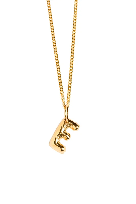 Upgrade Your Jewelry Collection For Less Letter E Gold Plated Necklace