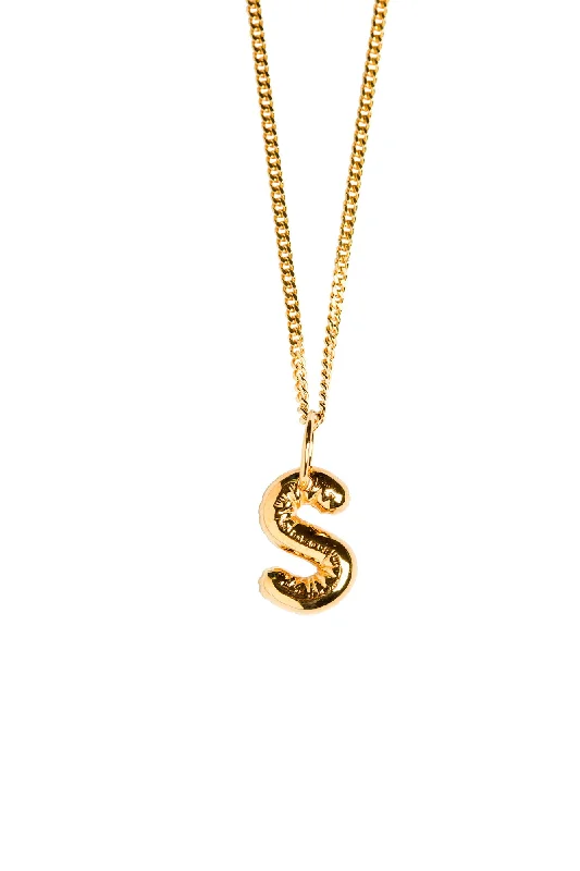 Shop Fine Jewelry With Exclusive Savings Letter S Gold Plated Necklace