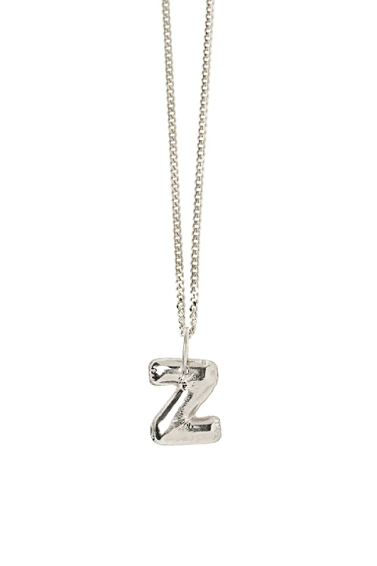 Clearance Sale On High-End Jewelry Collections Letter Z Silver Necklace