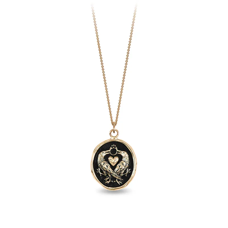 Seasonal Jewelry Deals – Elevate Your Style We Two Are One 14K Gold Talisman