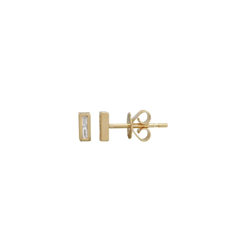 Unlock Unbeatable Jewelry Deals Before They’Re Gone Baguette Diamond Stud