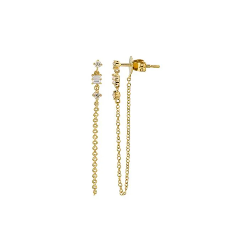 Your Perfect Accessory At The Perfect Price Diamond Chain Studs