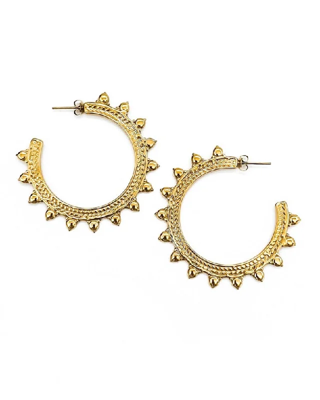 The Perfect Jewelry Piece At The Perfect Discount Elaine Gold Hoop Earrings