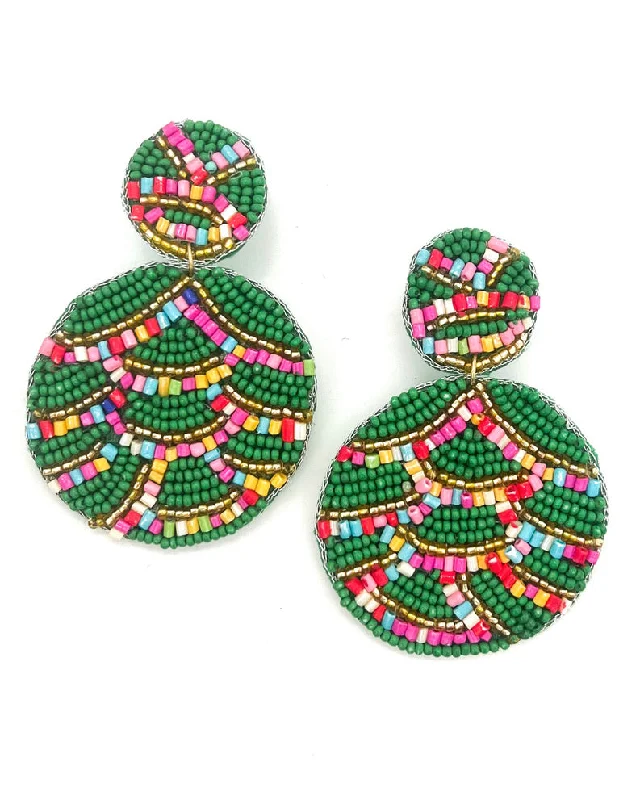 Must-Have Jewelry At Unbelievable Discounts Elfie Beaded Christmas Earrings