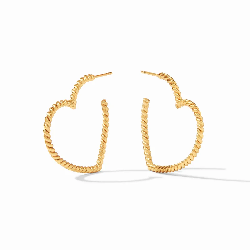 Affordable Glamour – Premium Jewelry For Less Esme Heart Hoop