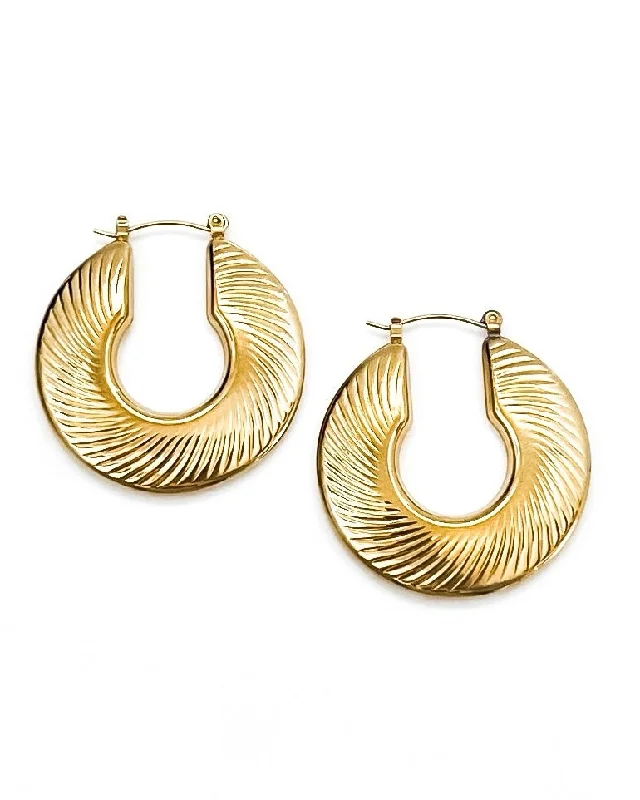 Affordable Elegance – Special Jewelry Sale Now Live Essie Textured Hoop Earrings