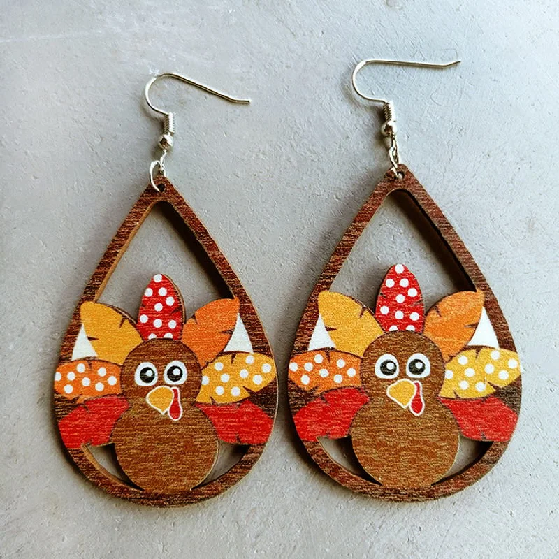 Holiday Jewelry Sale – Perfect Gifts At Great Prices Laser Cut Wooden Turkey Earrings