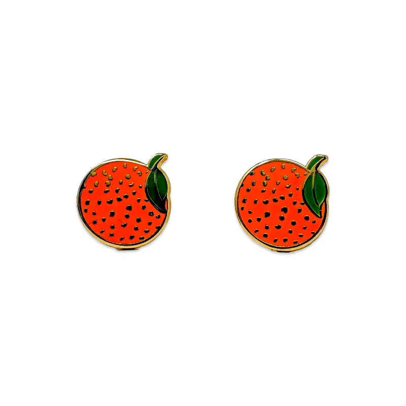 Celebrate Every Occasion With Sparkling Savings Orange Enamel Earrings