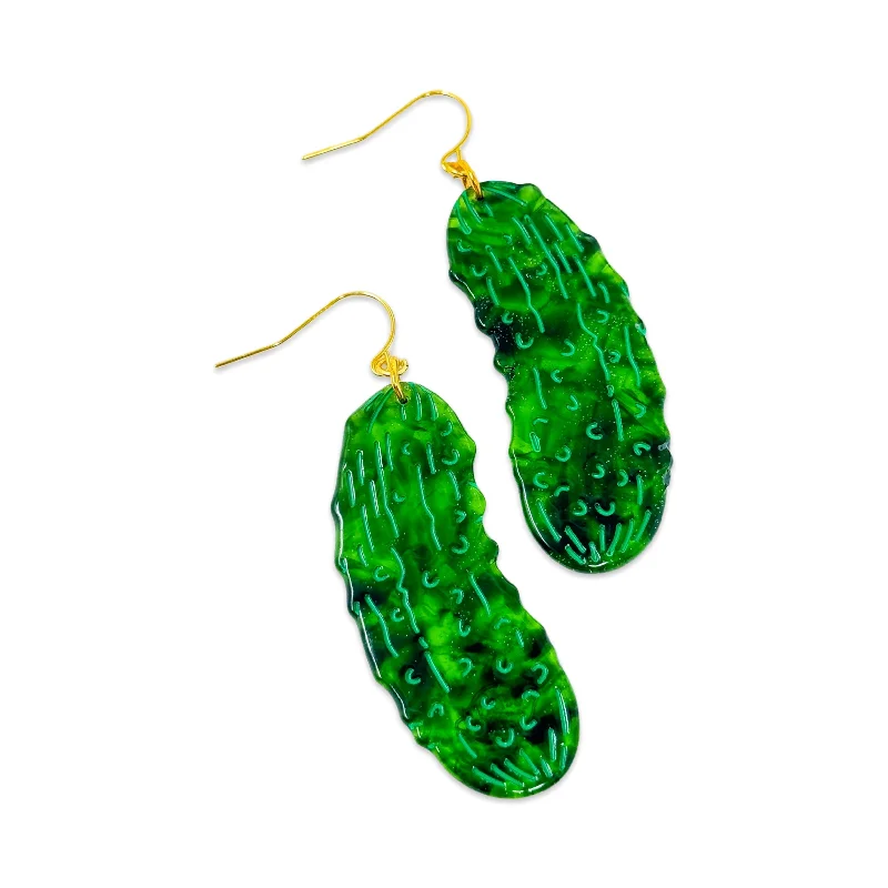 Elegant Jewelry, Exclusive Prices – Shop Now Pickle Acetate Earrings