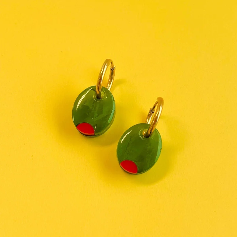 Limited-Stock Jewelry Sale – Once It's Gone, It's Gone Pimento Olive Earrings