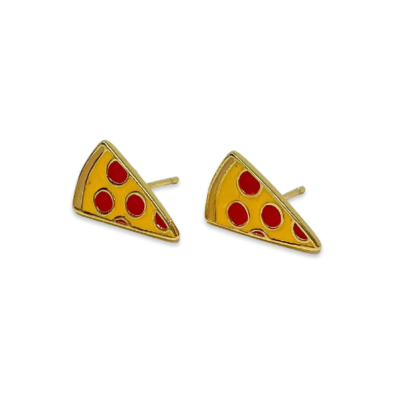 Special Sale On Handcrafted Jewelry – Shop Today Pizza Enamel Earrings