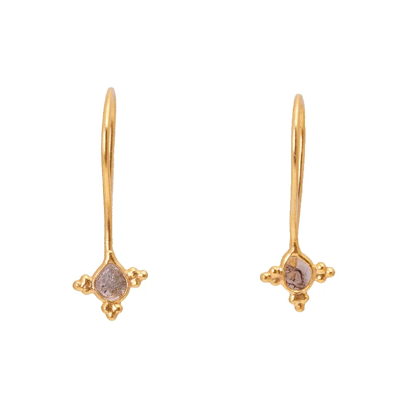 Luxury Jewelry At Unbeatable Discounts Polki Diamond Gold Earrings