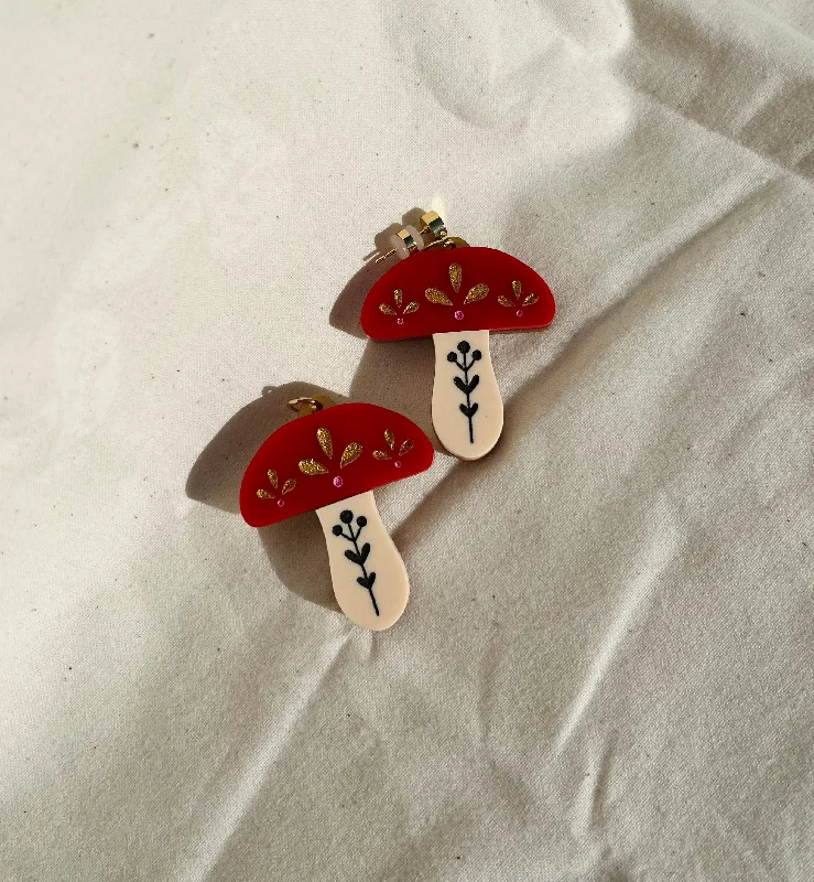 Limited-Time Jewelry Discounts – Shine Without The Splurge Red Folk Mushroom