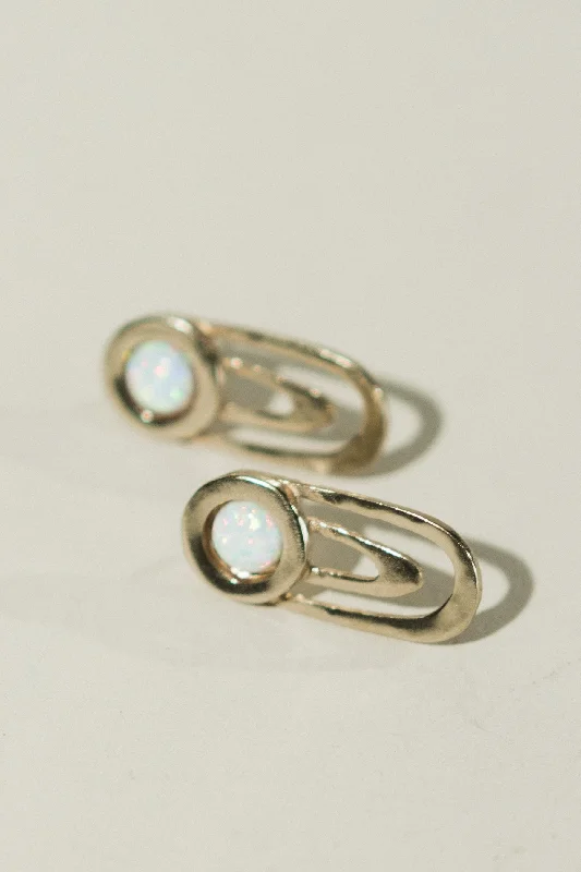 Limited-Stock Jewelry Sale – Shop Before It's Gone Ripple Earrings with Opal