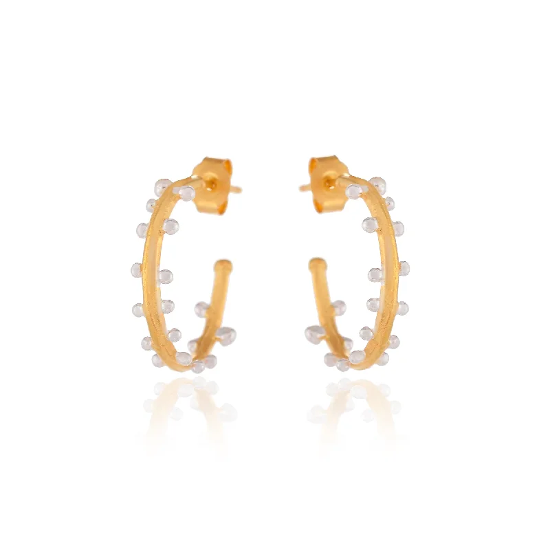 Special Jewelry Deals – Upgrade Your Collection Silver Dot Gold Hoop Earrings