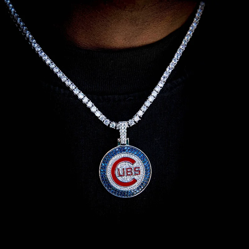 Exclusive Jewelry Sale – Limited-Time Discounts Chicago Cubs Official MLB Logo Pendant