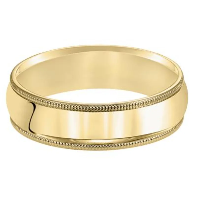 Shop Dazzling Jewelry At The Best Prices Men's 14k Yellow Gold 5mm Comfort Fit Wedding Band