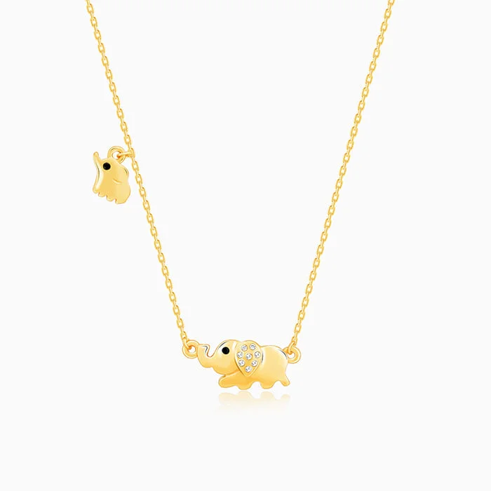 Exclusive Jewelry Sale – Sparkle For Less Anushka Sharma Golden Elephant Charm Necklace