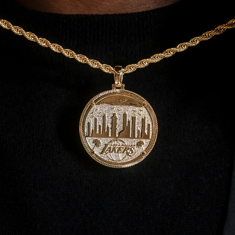 Stunning Jewelry Pieces At The Lowest Prices Ever Los Angeles Lakers Official NBA Coin Pendant