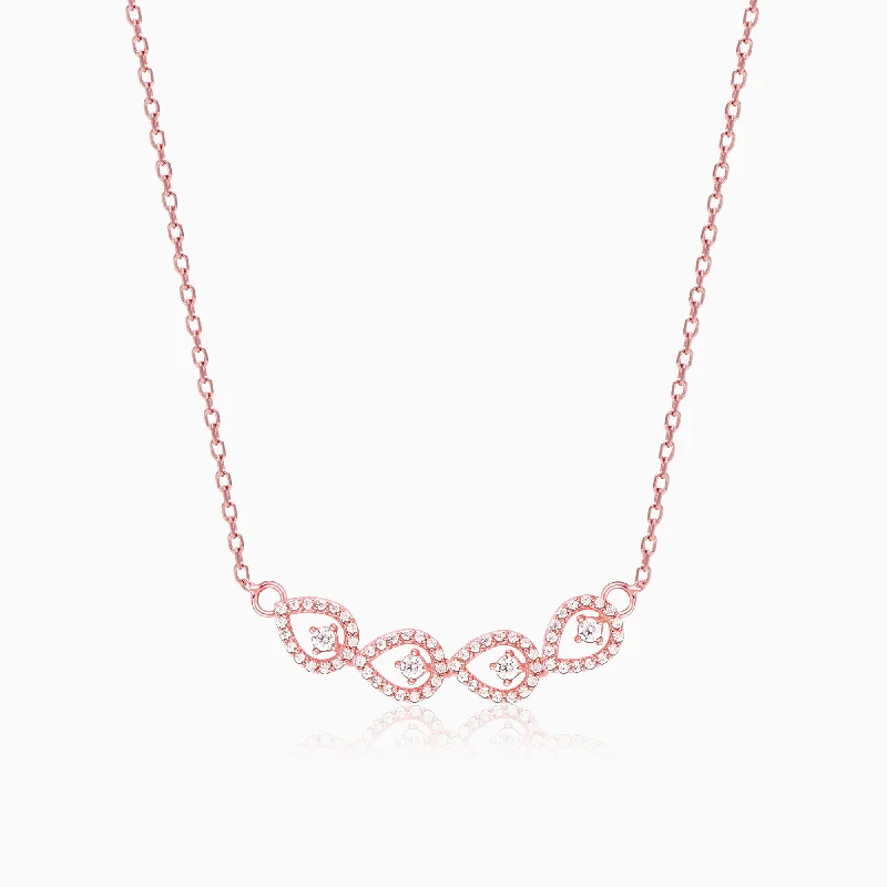 Premium Jewelry At Special Low Prices For A Limited Time Rose Gold Peary Love Necklace