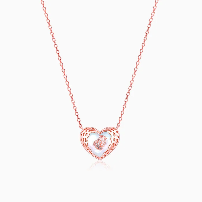 Fine Jewelry, Limited-Time Offers Available Rose Gold Adorable Baby Feet Necklace