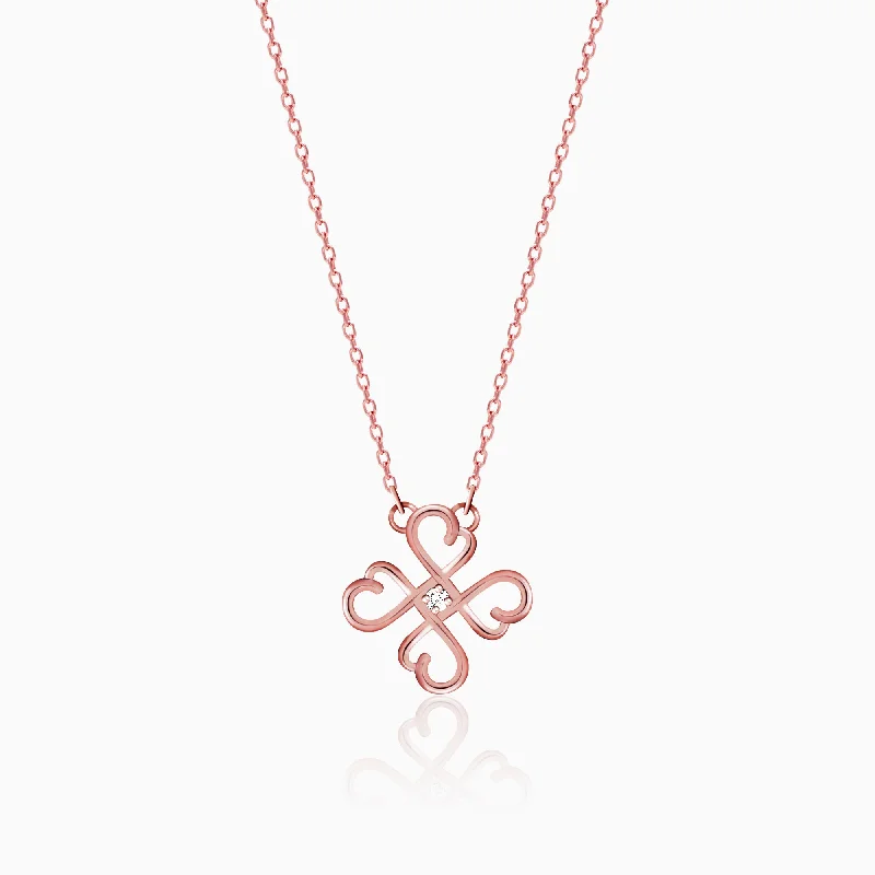 Shop Jewelry That Shines Without The High Price Rose Gold Clover Necklace