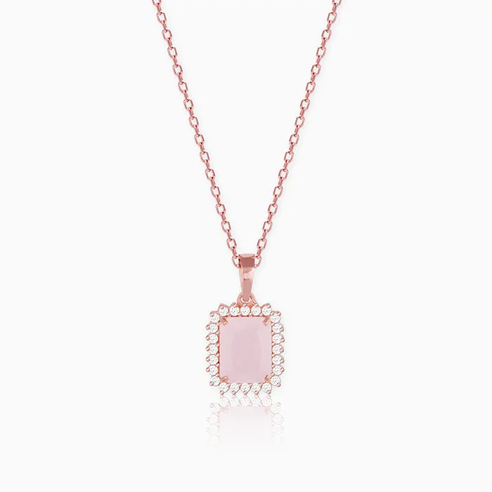 Get Ready To Sparkle – Special Jewelry Discounts Rose Gold Fairytale Pendant With Link Chain