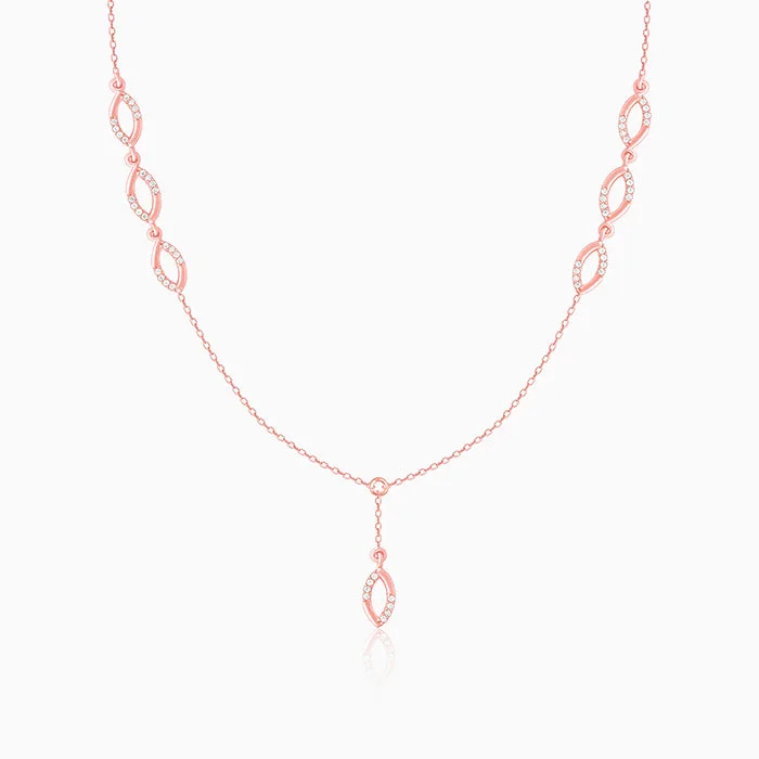 High-End Sparkle, Low-End Prices – Jewelry Sale Live Rose Gold Regal Radiance Necklace